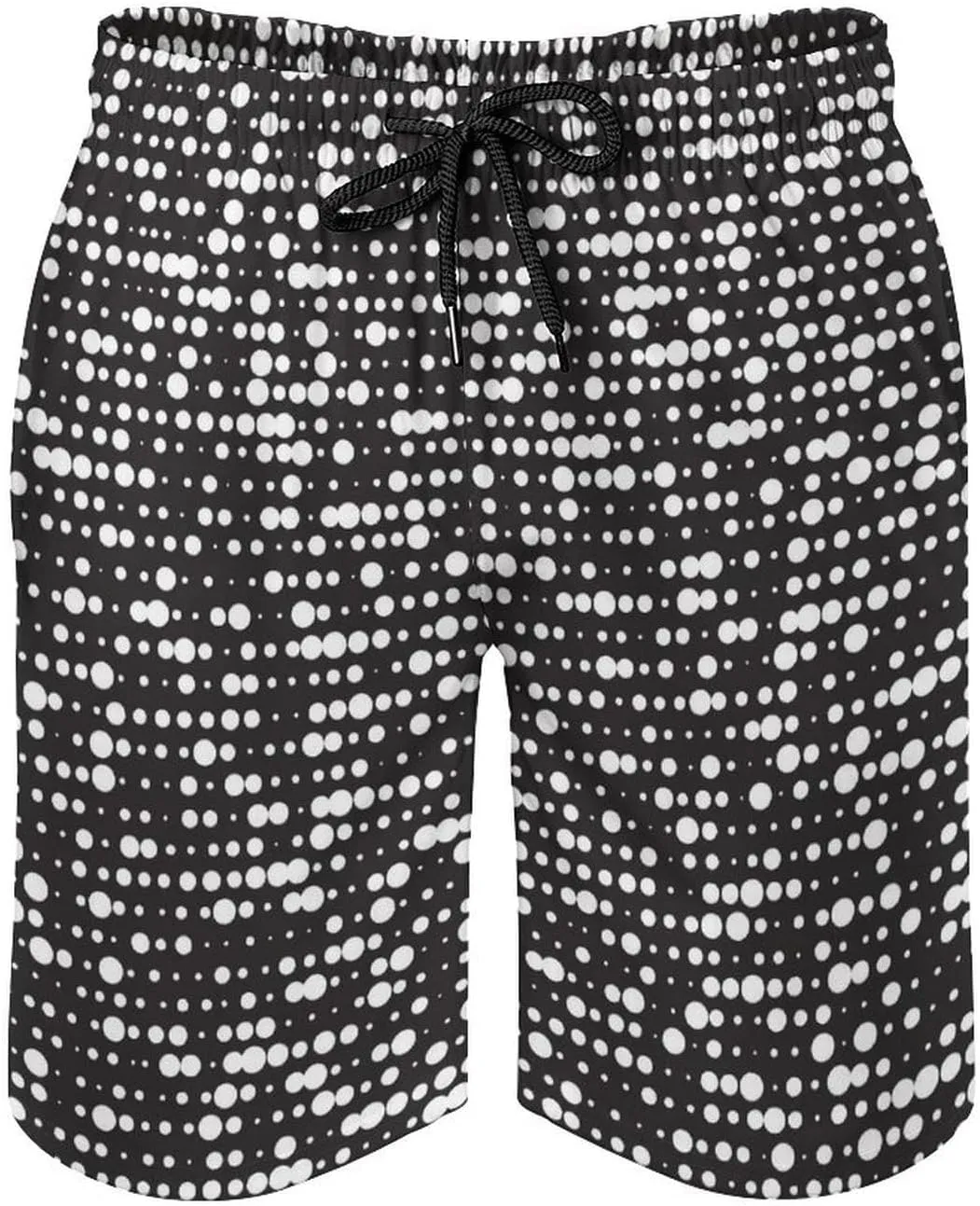 Beach Shorts for Men Anime Purple Sparks Flame Hawaiian Swim Board Shorts Mesh Lining Swimming Trunks Pocket