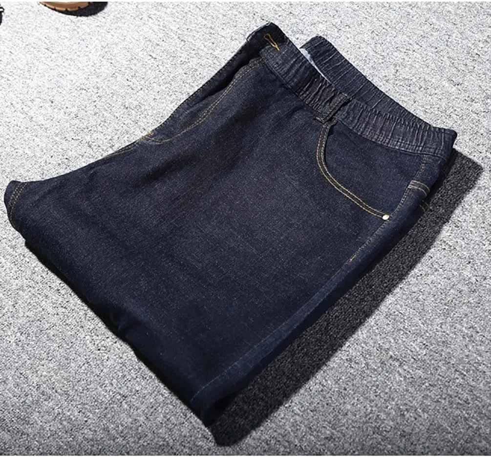 Big and Tall Relaxed-Fit Stretch Jeans Baggy Plus Size Denim Pants