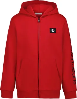 Calvin Klein Boys' Long Sleeve Full Zip Fleece Hoodie