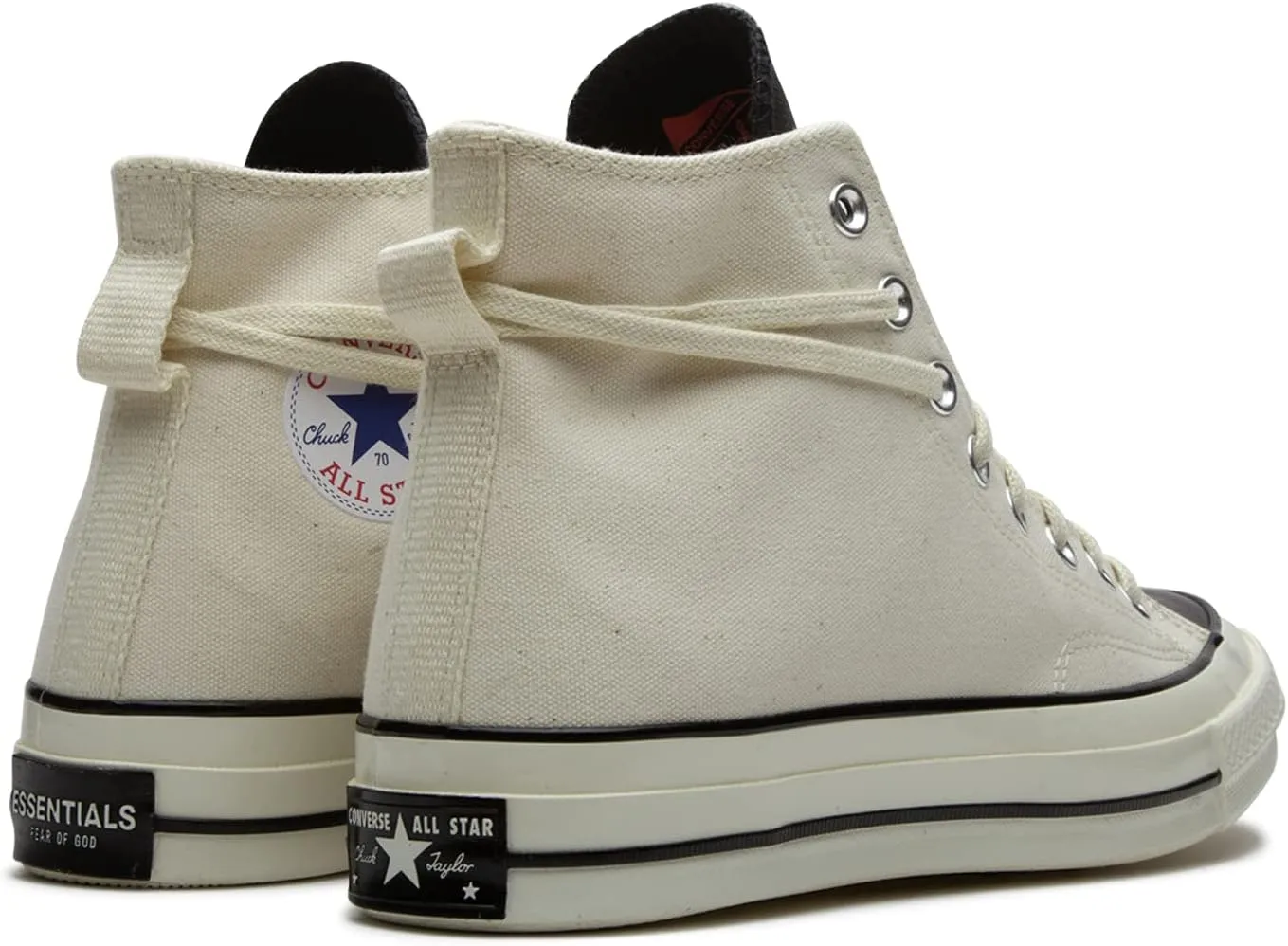Converse Mens Chuck 70 Off White Hi White/Cone/Black Canvas