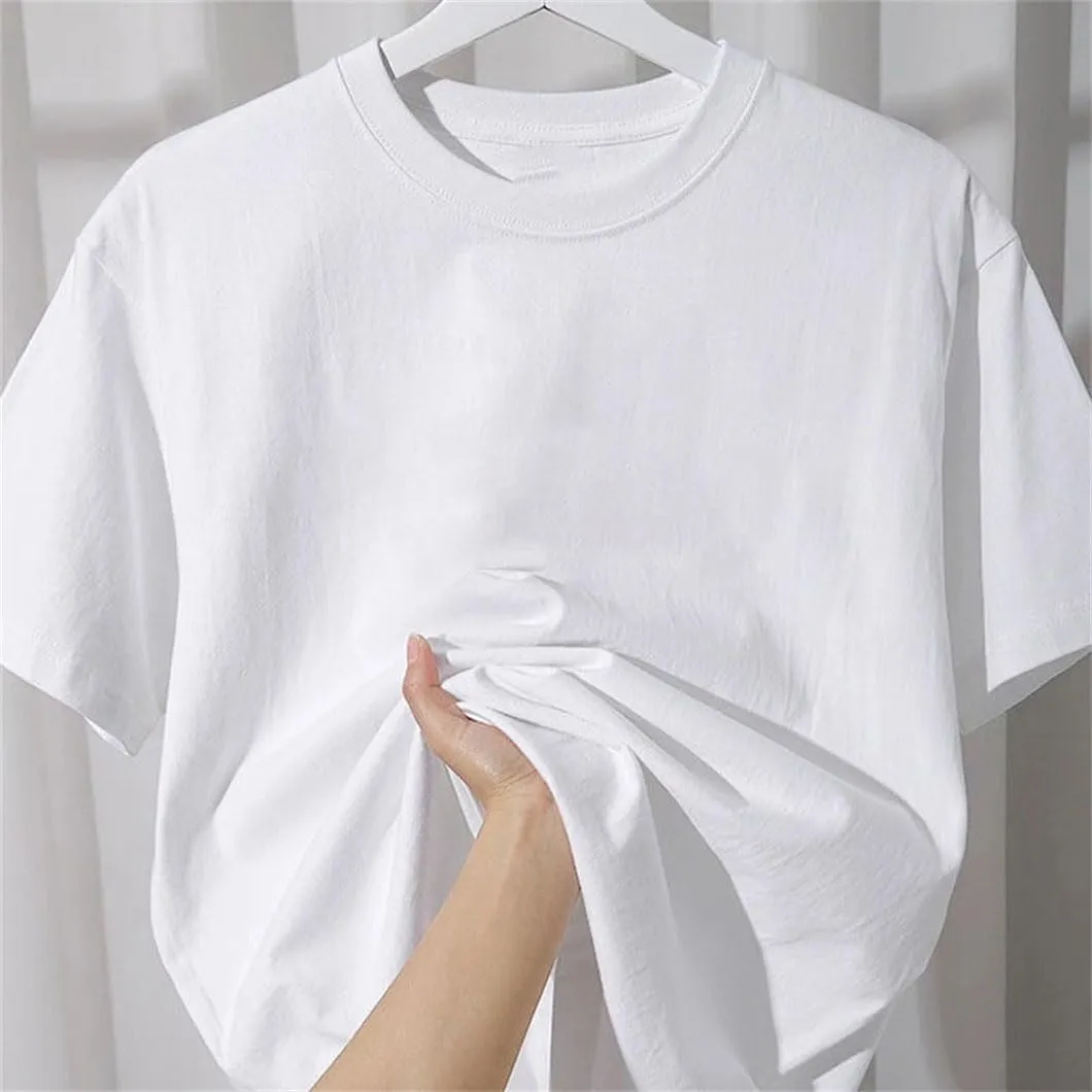DBFBDTU Men T-Shirts Short Sleeve Cotton Tops Solid Soft Lightweight Tee Workwear Shirts for Men