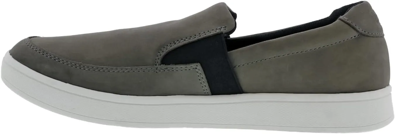 Drew Men's Jump Casual Leather Slip-on Comfort Sneaker Arch Support with Extra Depth