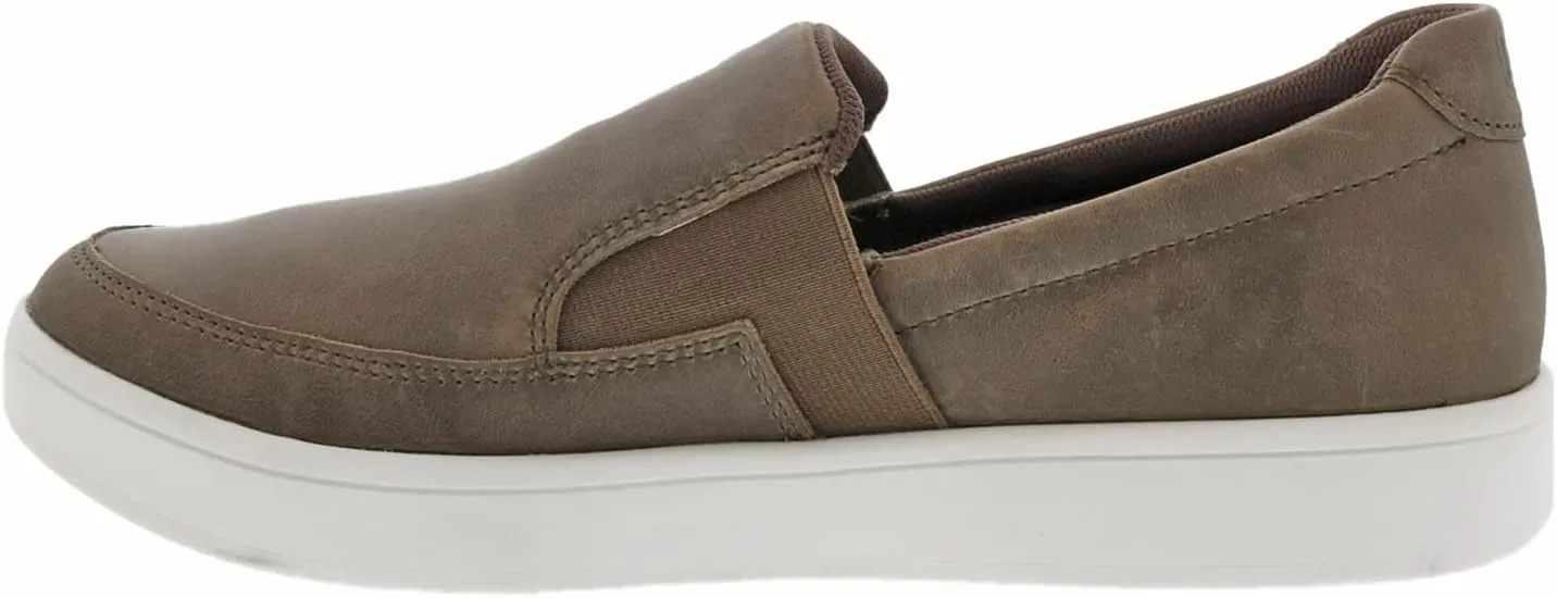 Drew Men's Jump Casual Leather Slip-on Comfort Sneaker Arch Support with Extra Depth