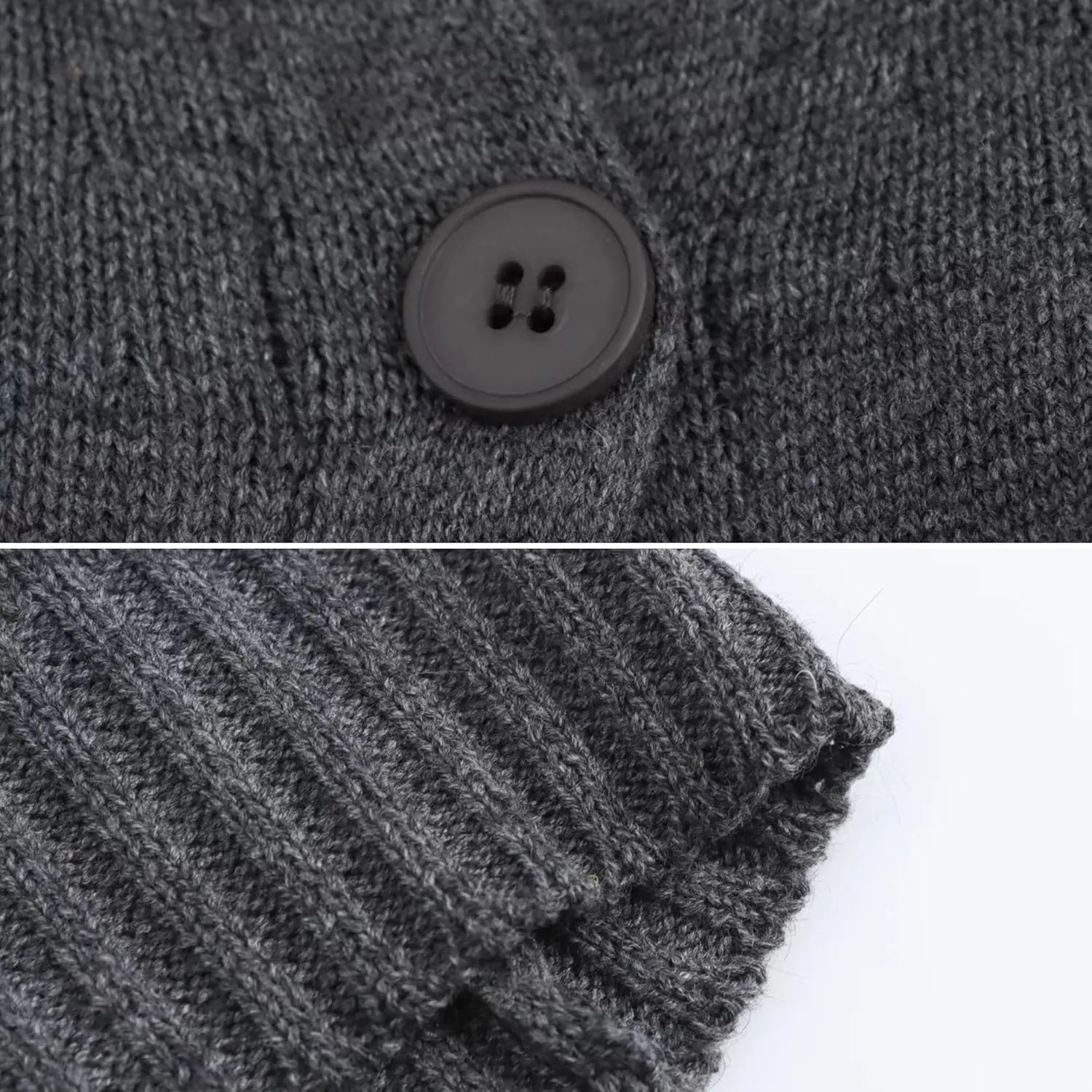 FindThy Womens Cropped Knit Cape Cardigan Trendy Oversized Crewneck Button Down Shawl Sweater