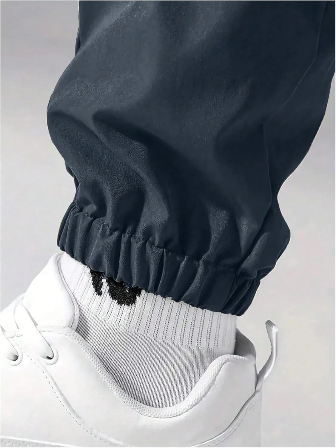 GORGLITTER Boy's Cargo Pants Joggers Drawstring Elastic Waist Casual Pant Husky Hiking Athletic Pants