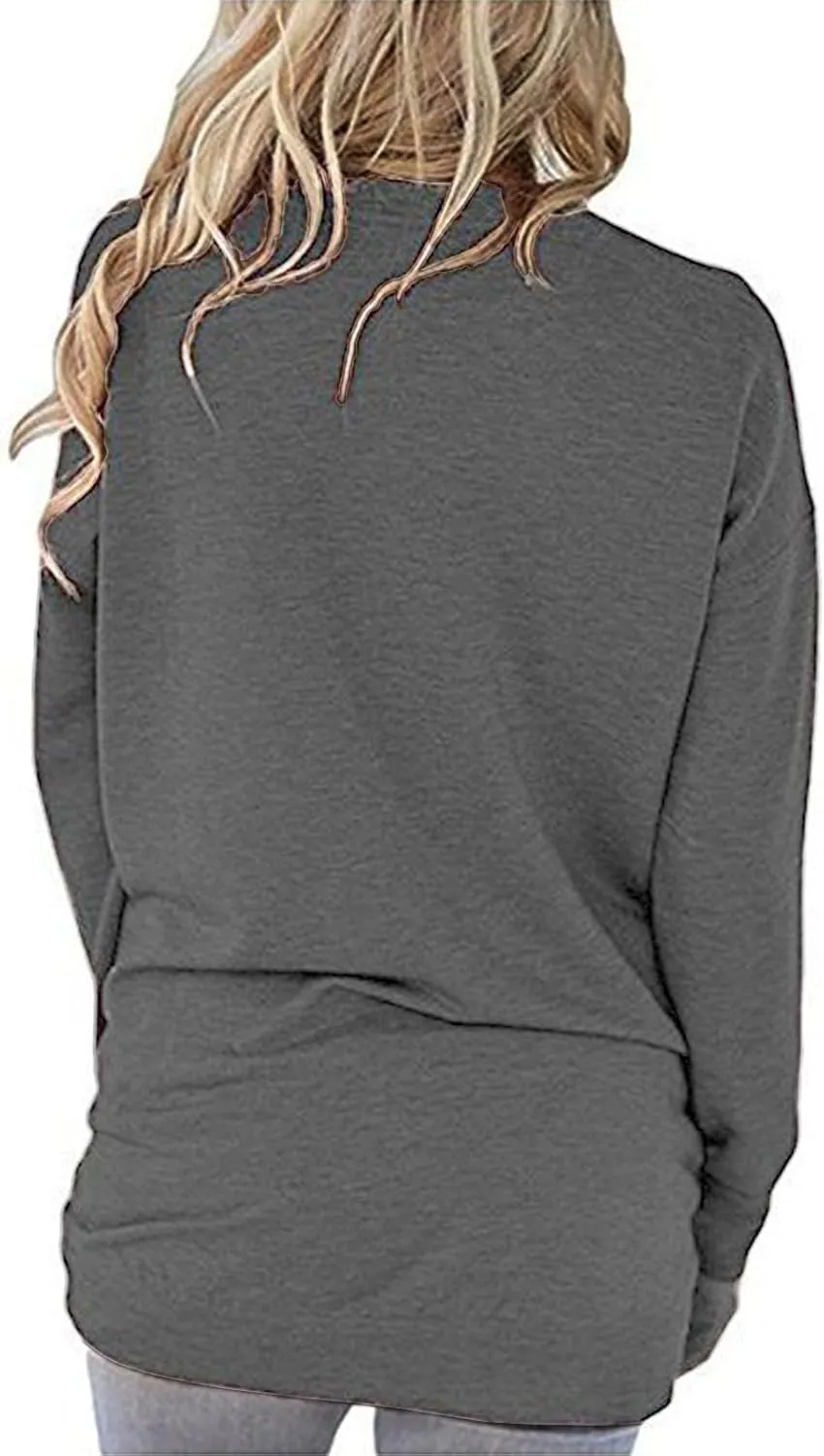Long Sleeve Shirts for Women, Oversized Sweatshirt Pullover Graphic Tees Loose Fit Tops