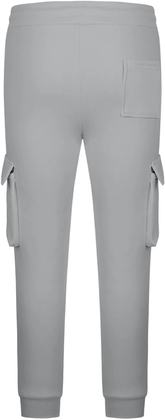 Men's Cargo Jogger Pants Elastic Waist Drawstring Side Pockets Relaxed Comfortable Casual Outdoor Streetwear