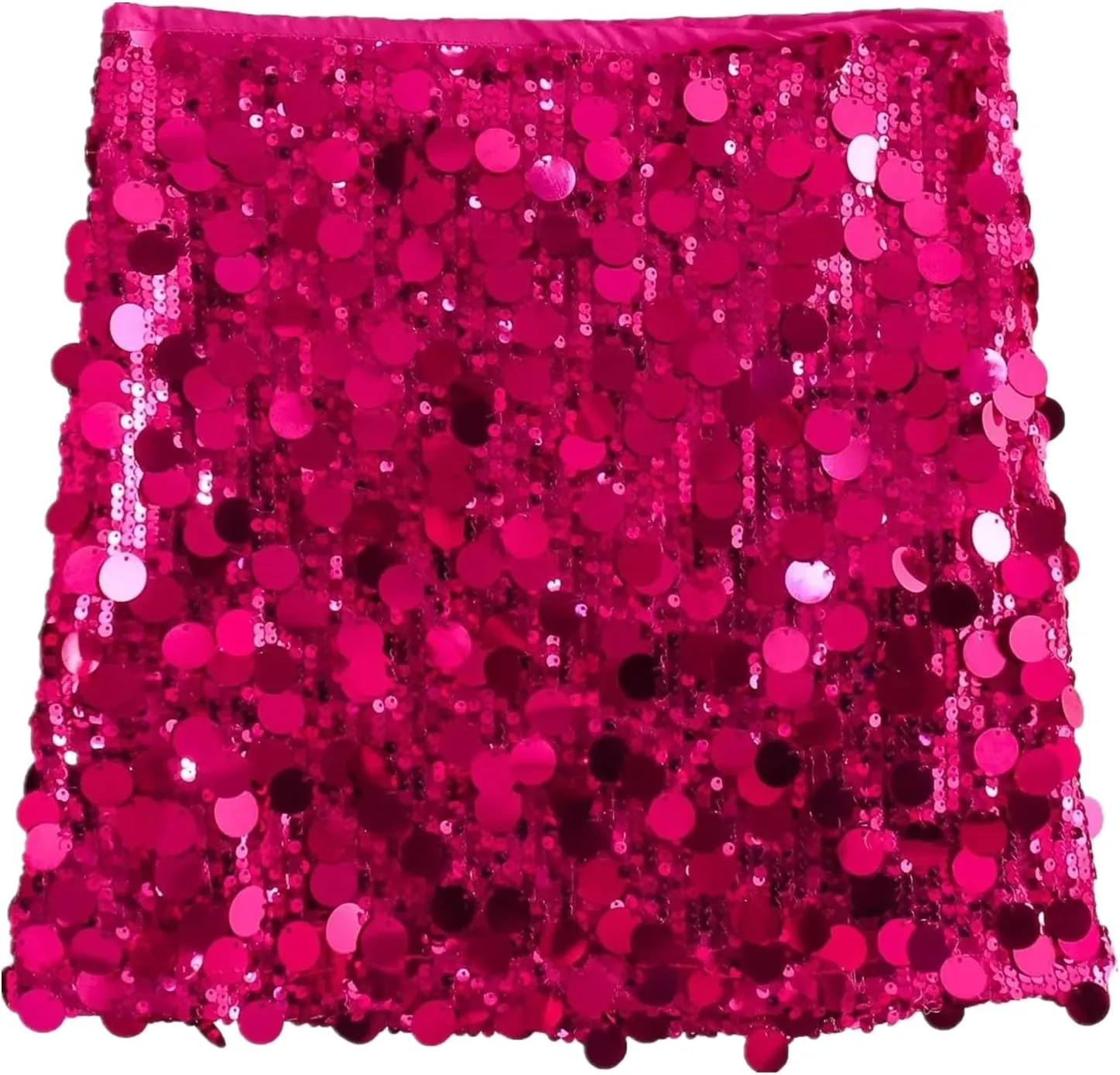 Mini Pleated Skirts for Women, Y2K High Waist Stretchy Tennis Skater A-Line Short Skirt with Shorts Underneath. Rose Red