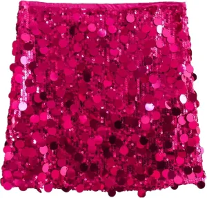 Mini Pleated Skirts for Women, Y2K High Waist Stretchy Tennis Skater A-Line Short Skirt with Shorts Underneath. Rose Red