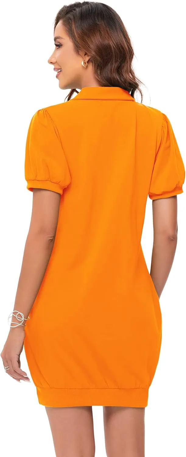 MISSKY Women's Casual Pockets Sweatshirt Tops Pullover Hoodie Dress