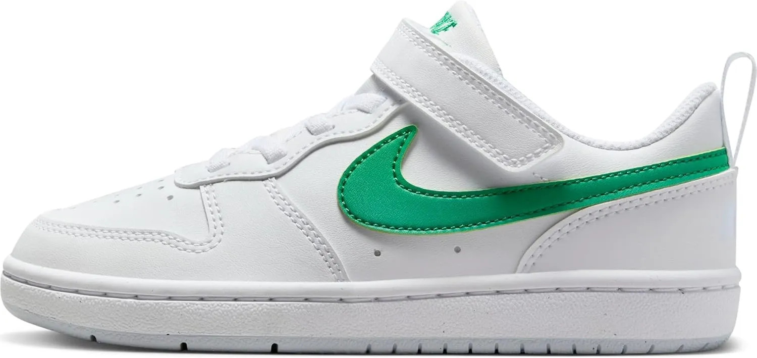 Nike Court Borough Low Recraft (DV5457-109, White/Football Grey/Stadium Green) Size 11