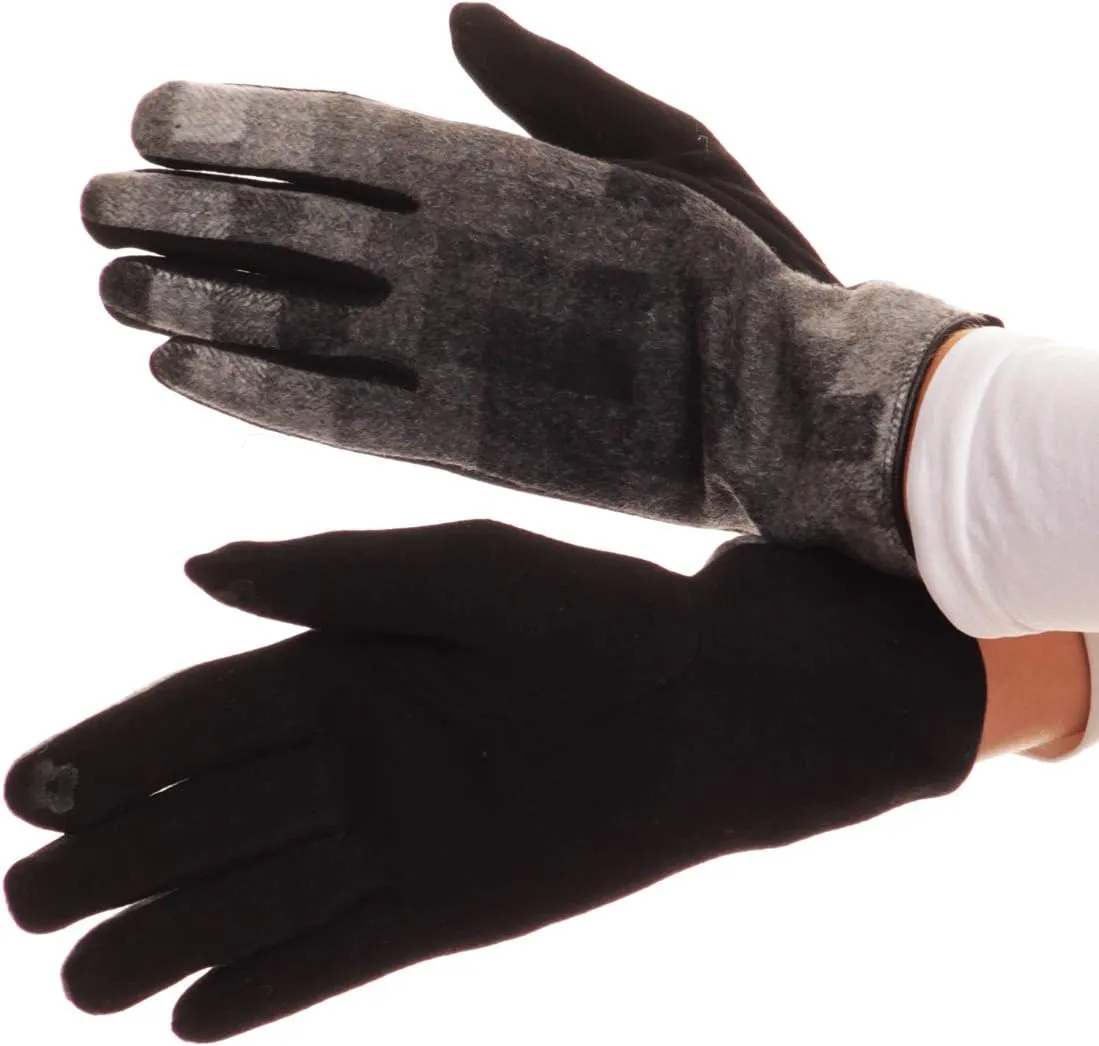 Sakkas Kade Pixel Ombre Multi Colored Patterned Warm Touch Screen Winter Gloves