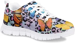 SYtrade Kids' Non-Marking Running Shoes White Sole Lace Up Walking Sneaker