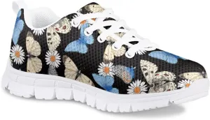 SYtrade Kids' Non-Marking Running Shoes White Sole Lace Up Walking Sneaker