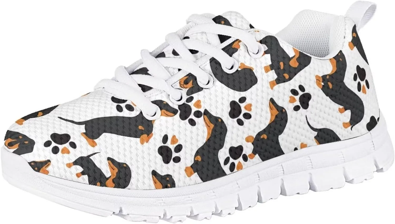 SYtrade Kids' Non-Marking Running Shoes White Sole Lace Up Walking Sneaker