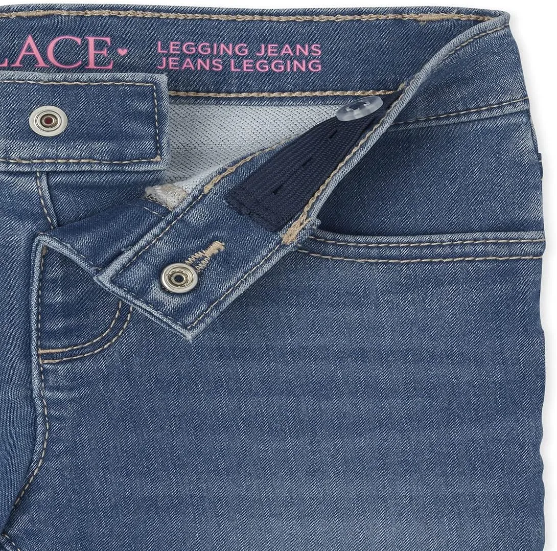 The Children's Place Girls' Stretch Denim Jeggings