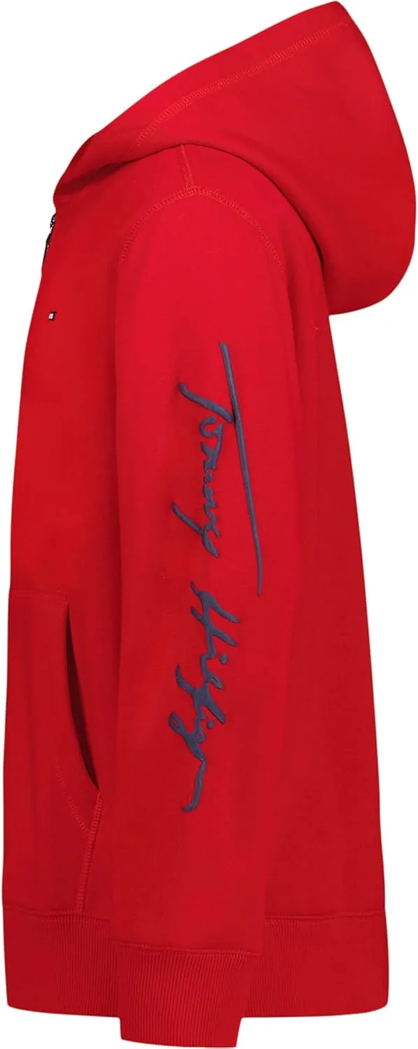 Tommy Hilfiger Boys' Long Sleeve Fleece Full Zip Hoodie