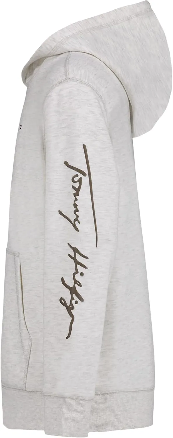 Tommy Hilfiger Boys' Long Sleeve Fleece Pull-Over Hoodie