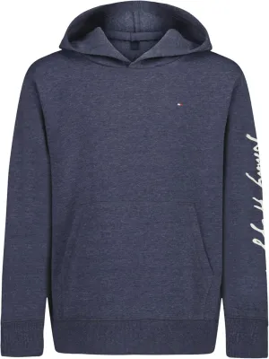 Tommy Hilfiger Boys' Long Sleeve Fleece Pull-Over Hoodie