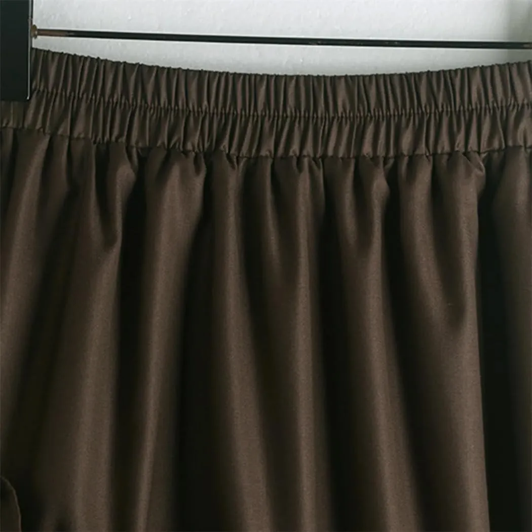 Women High Elastic Waist Ruffles Mesh Skirt A Line Half Body Irregular Hem Fashion Skirts