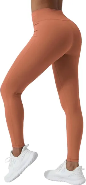 Womens Butt Lifting Yoga Pants V Twist High Waist Compression Workout Athletic Fitness Leggings