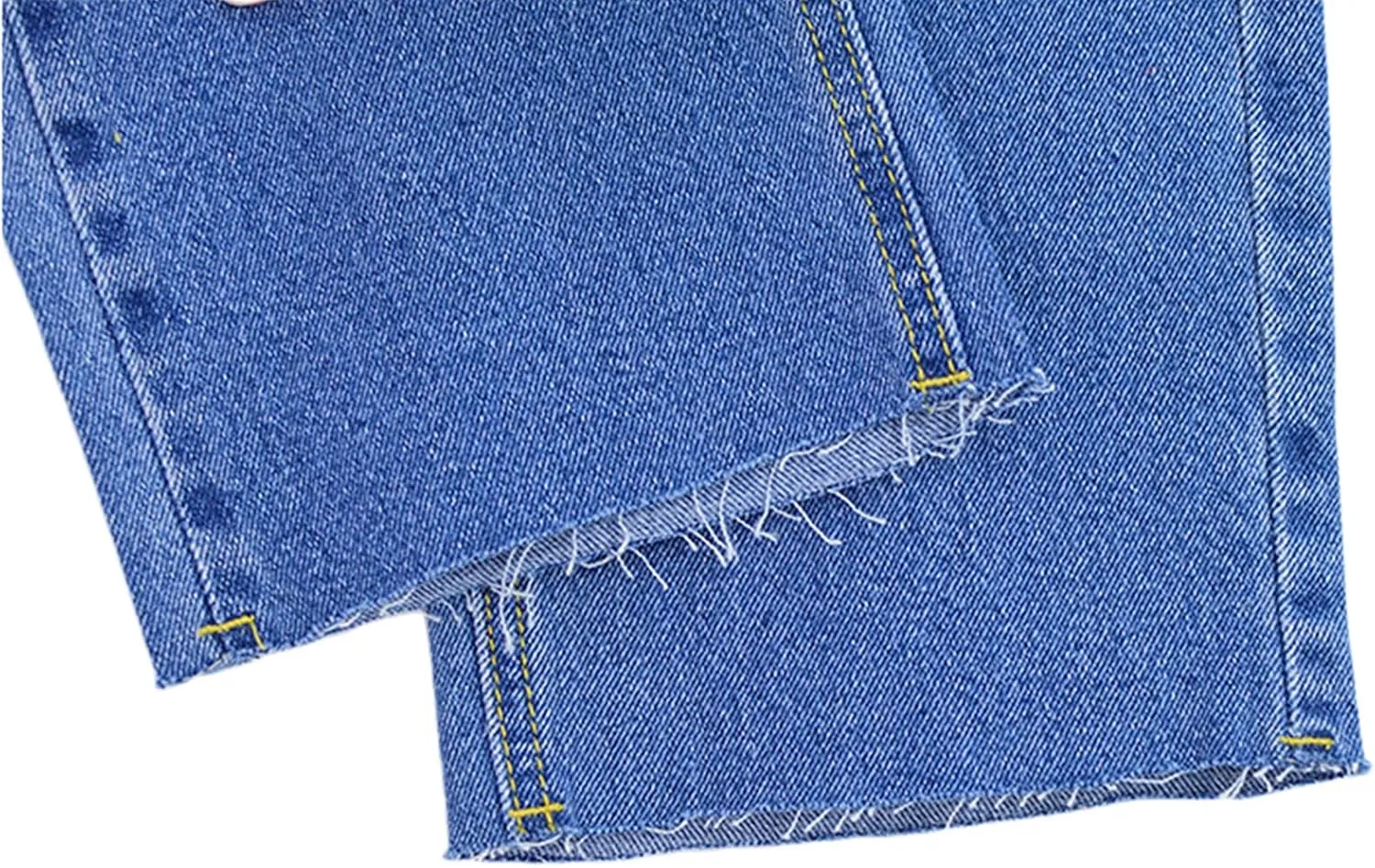 Women's High Waist Jeans Y2K Fashion Wide Leg Straight Leg Jeans Loose Stitched Lace Jeans Ripped Streetwear