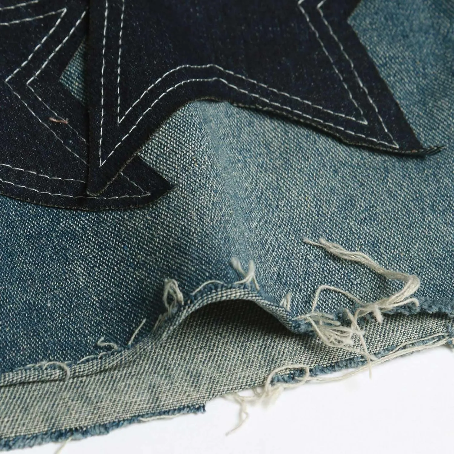 Women's High Waist Mini Denim Skirt Button Front with Pockets Short Casual Jean Skirts Independence Day Star
