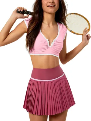 Women's Short Sleeve Athletic Tops Summer Slim Fit Gym Crop Baby Tee Workout Running Sports Shirts
