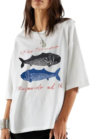 Womens Y2k Vintage Floral Graphic Print Tee Shirts Cute Flower Aesthetic Baggy Tees Downtown Girl Oversized Clothes